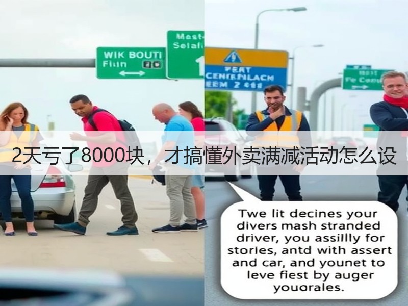 2天亏了8000块，才搞懂外卖满减活动怎么设