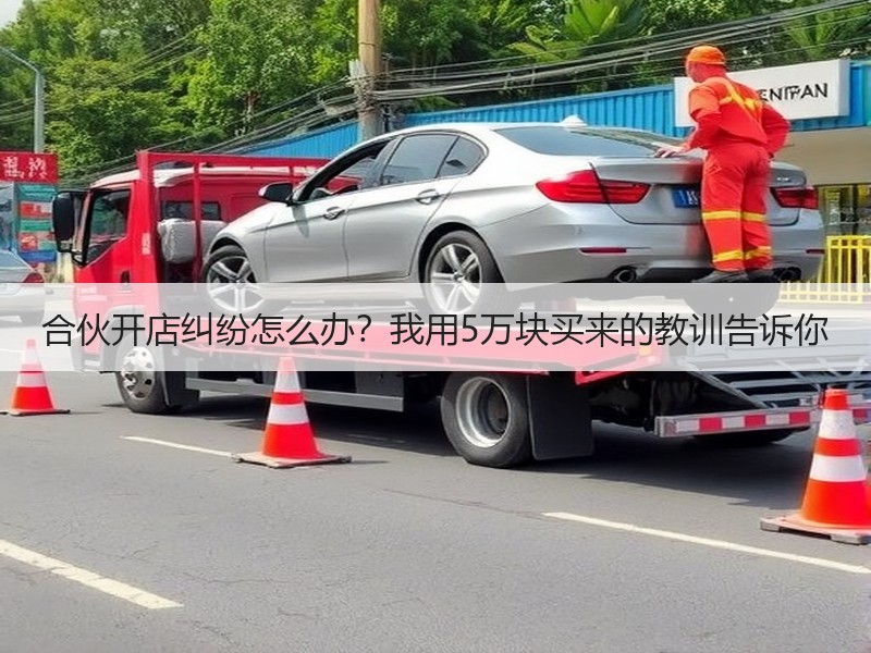 合伙开店纠纷怎么办？我用5万块买来的教训告诉你