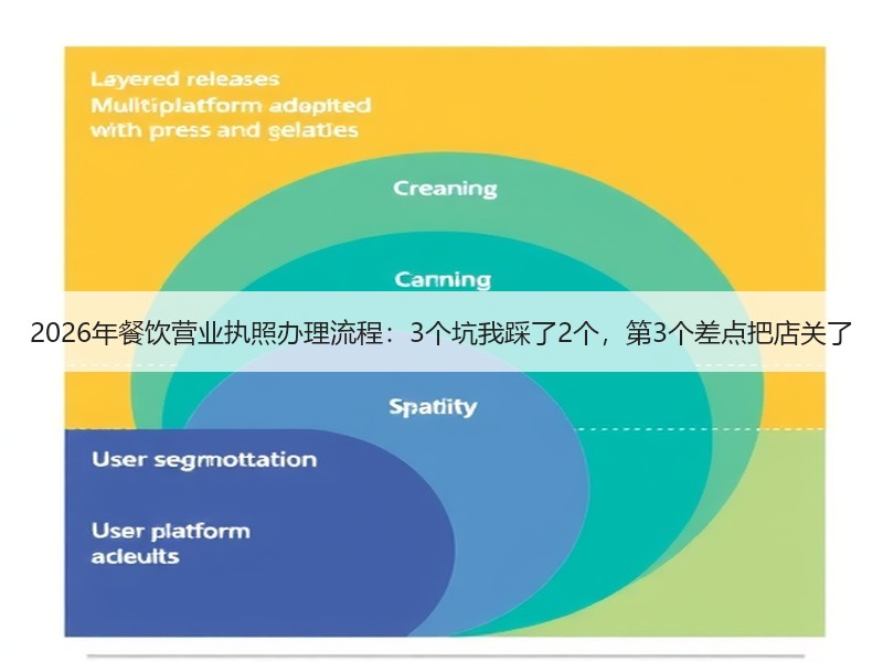 2026年餐饮营业执照办理流程：3个坑我踩了2个，第3个差点把店关了