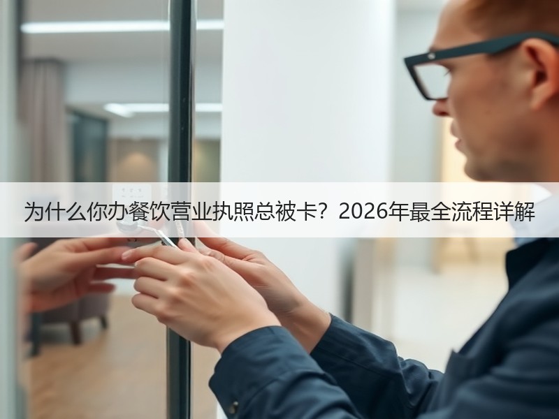为什么你办餐饮营业执照总被卡？2026年最全流程详解