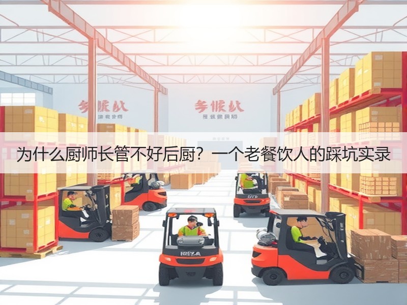 为什么厨师长管不好后厨？一个老餐饮人的踩坑实录