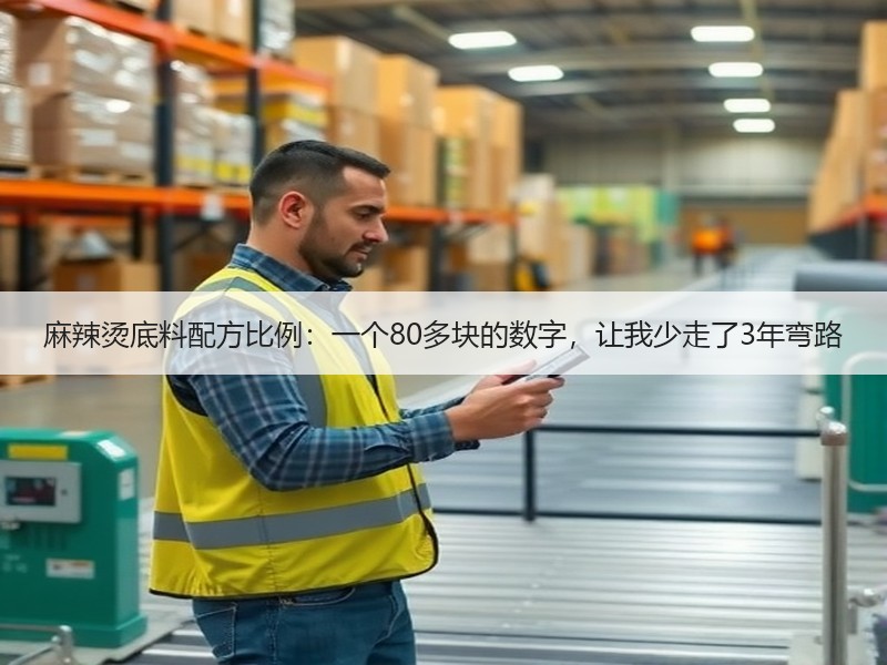 麻辣烫底料配方比例：一个80多块的数字，让我少走了3年弯路