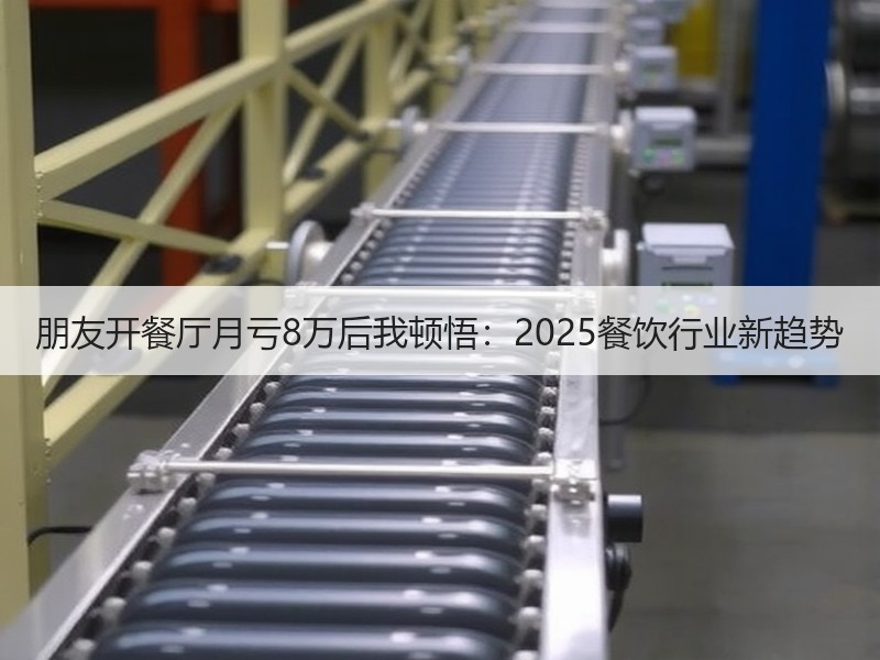 朋友开餐厅月亏8万后我顿悟：2025餐饮行业新趋势