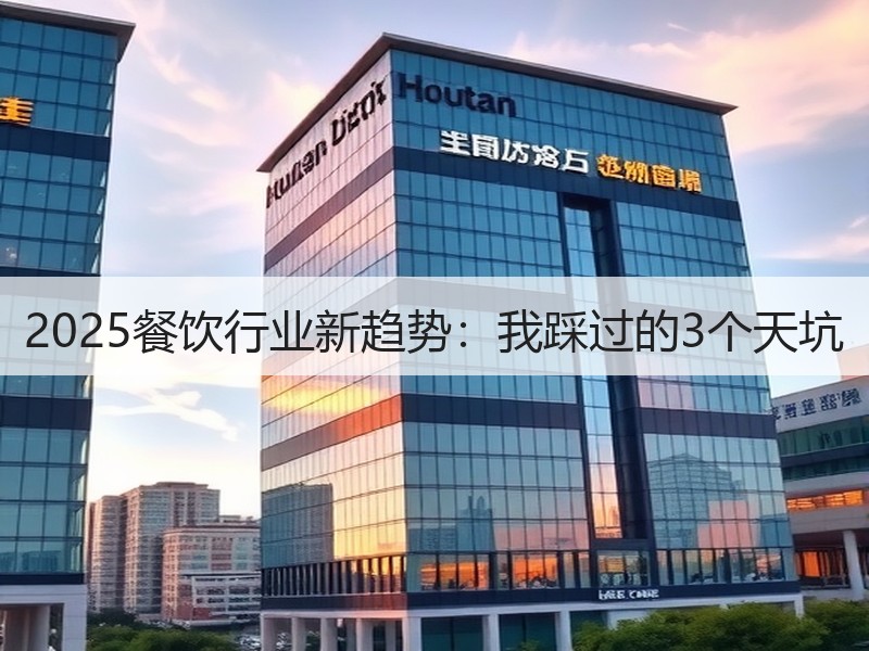 2025餐饮行业新趋势：我踩过的3个天坑
