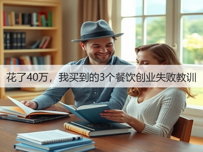 花了40万，我买到的3个餐饮创业失败教训