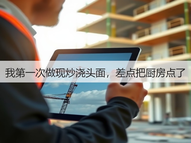 我第一次做现炒浇头面，差点把厨房点了
