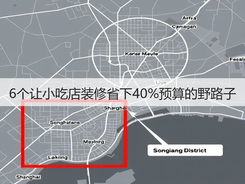 6个让小吃店装修省下40%预算的野路子