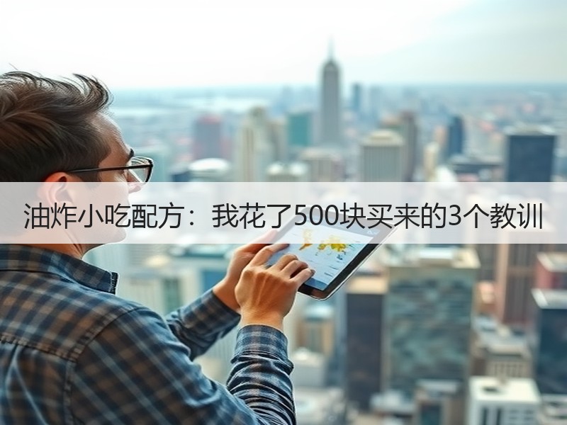 油炸小吃配方：我花了500块买来的3个教训