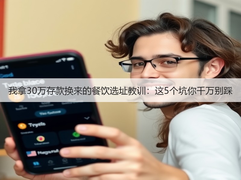 我拿30万存款换来的餐饮选址教训：这5个坑你千万别踩