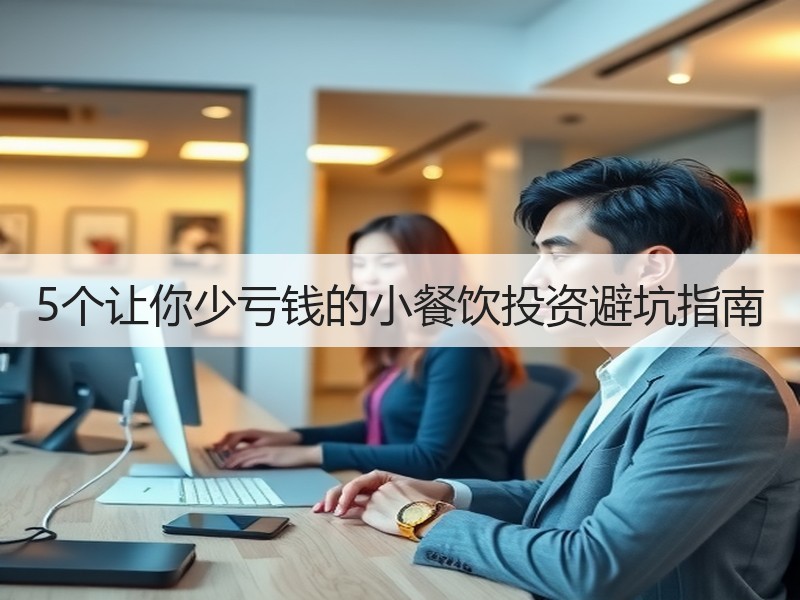 5个让你少亏钱的小餐饮投资避坑指南