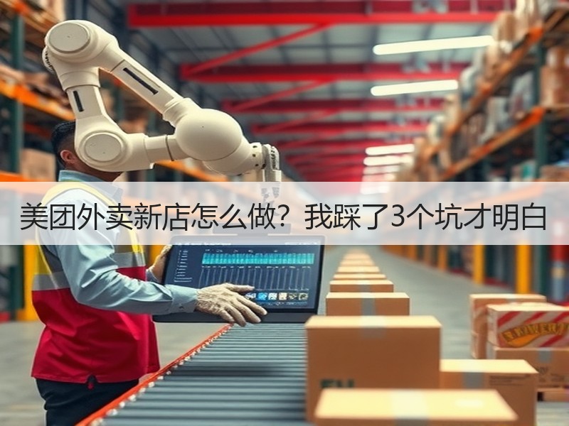 美团外卖新店怎么做？我踩了3个坑才明白