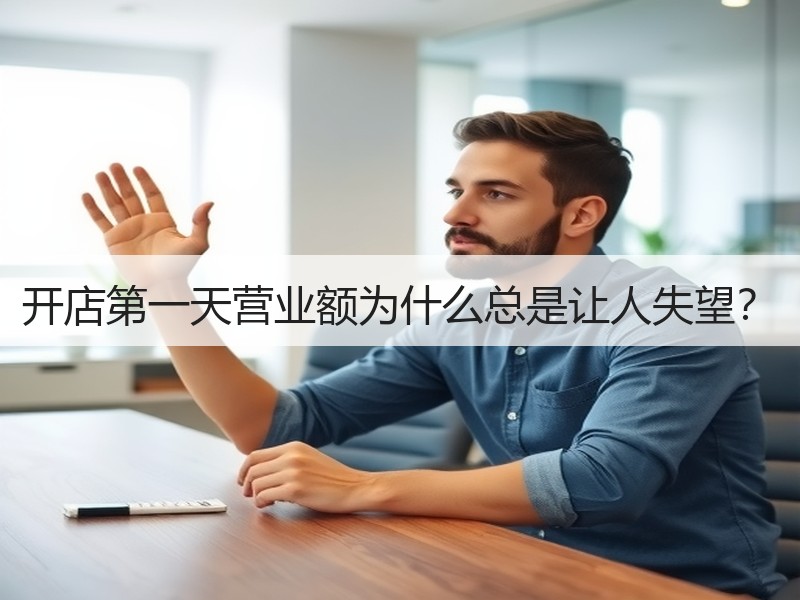 开店第一天营业额为什么总是让人失望？