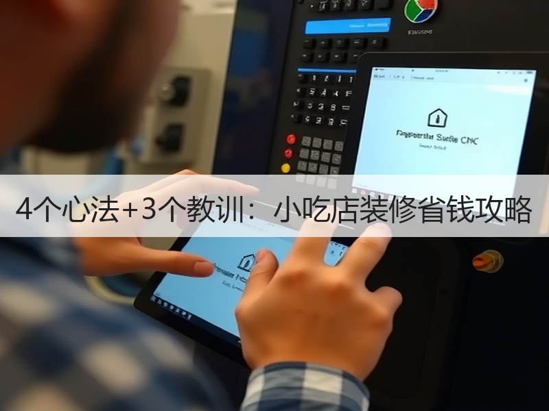 4个心法+3个教训：小吃店装修省钱攻略