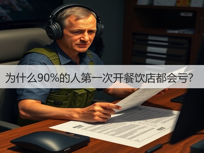 为什么90%的人第一次开餐饮店都会亏？