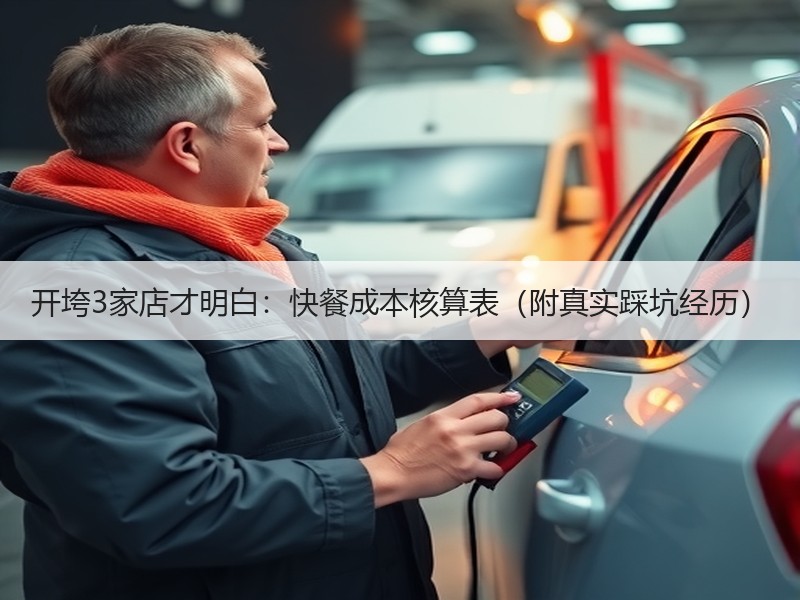 开垮3家店才明白：快餐成本核算表（附真实踩坑经历）