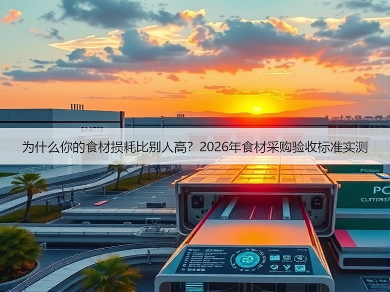 为什么你的食材损耗比别人高？2026年食材采购验收标准实测
