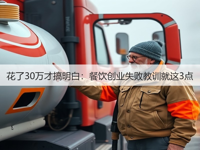 花了30万才搞明白：餐饮创业失败教训就这3点