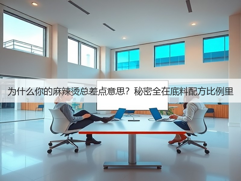 为什么你的麻辣烫总差点意思？秘密全在底料配方比例里