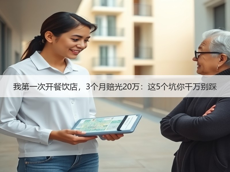 我第一次开餐饮店，3个月赔光20万：这5个坑你千万别踩