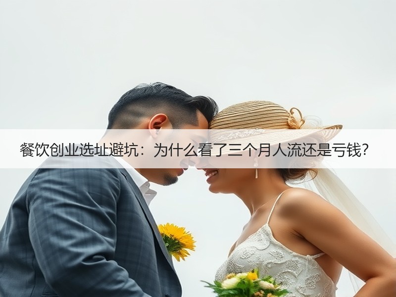 餐饮创业选址避坑：为什么看了三个月人流还是亏钱？