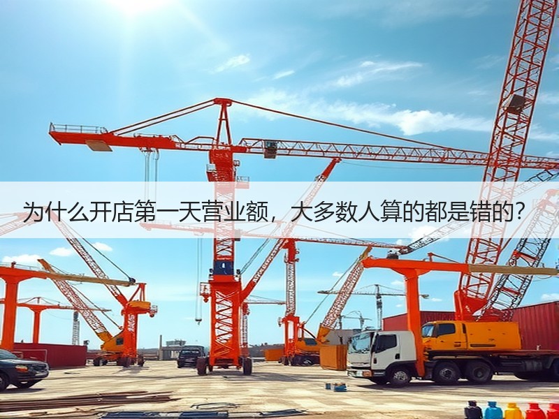 为什么开店第一天营业额，大多数人算的都是错的？