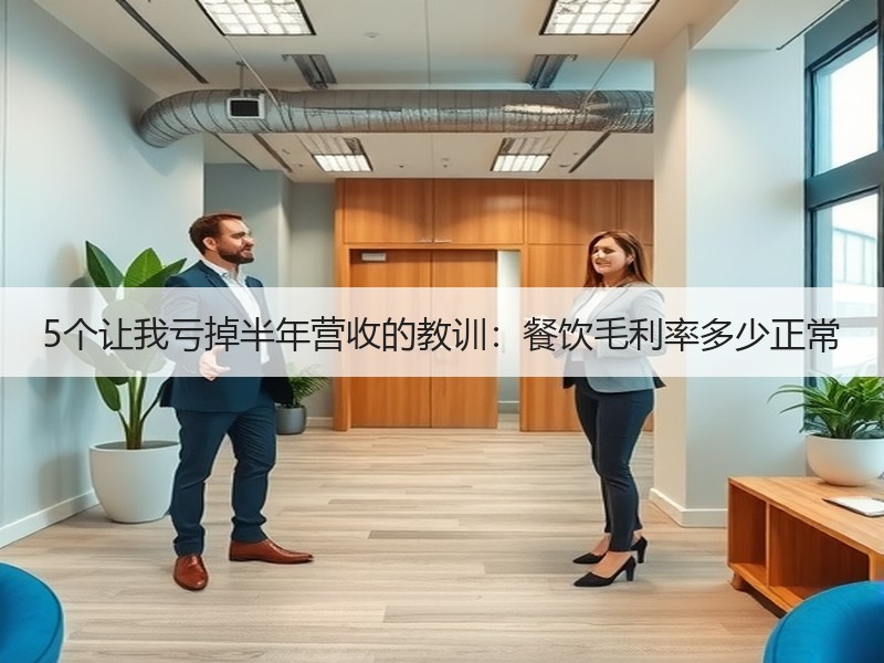 5个让我亏掉半年营收的教训：餐饮毛利率多少正常