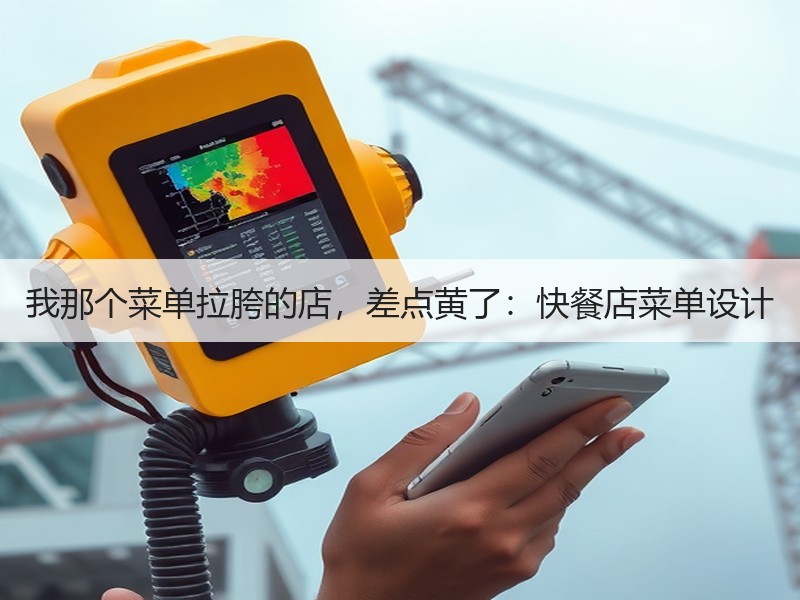 我那个菜单拉胯的店，差点黄了：快餐店菜单设计