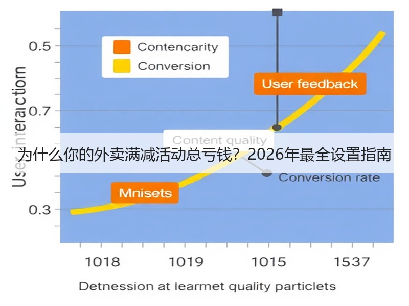 为什么你的外卖满减活动总亏钱？2026年最全设置指南