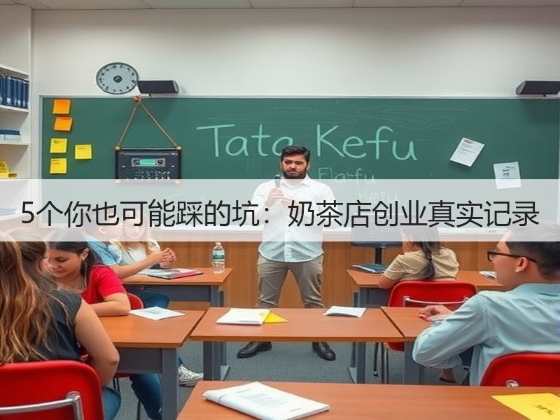 5个你也可能踩的坑：奶茶店创业真实记录