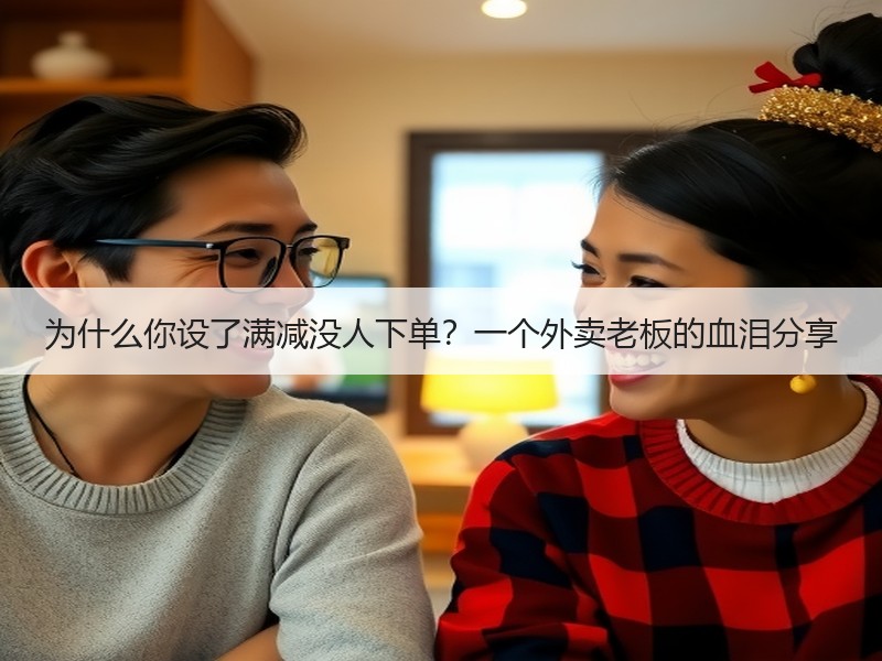 为什么你设了满减没人下单？一个外卖老板的血泪分享