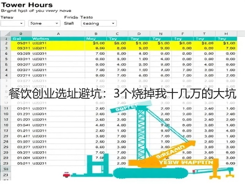 餐饮创业选址避坑：3个烧掉我十几万的大坑