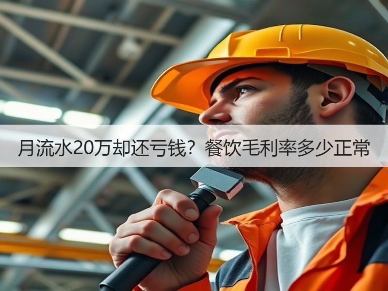 月流水20万却还亏钱？餐饮毛利率多少正常