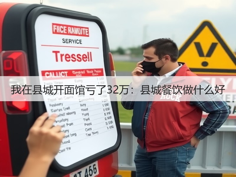 我在县城开面馆亏了32万：县城餐饮做什么好