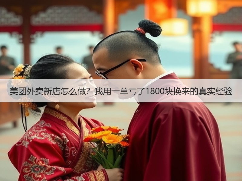 美团外卖新店怎么做？我用一单亏了1800块换来的真实经验