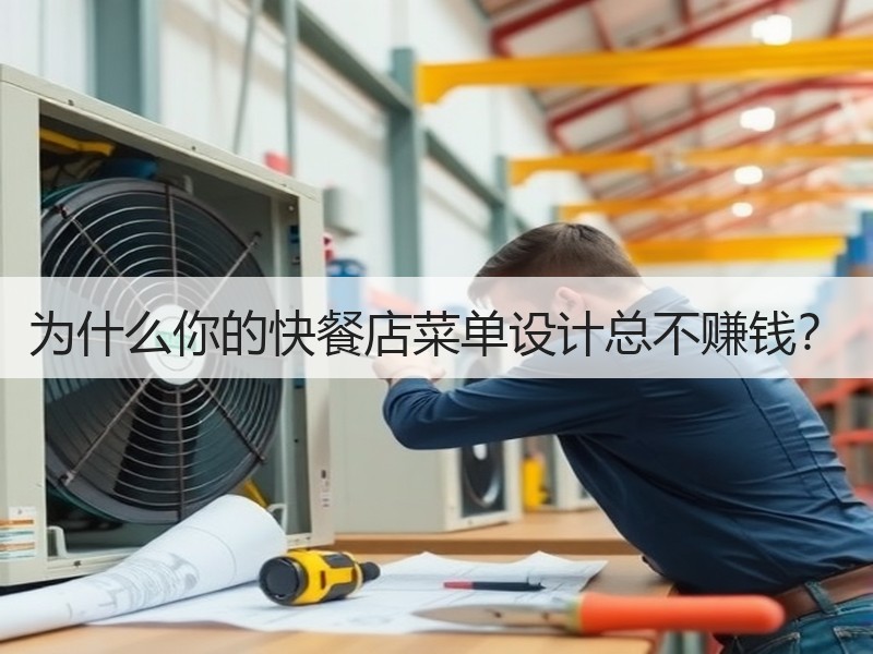 为什么你的快餐店菜单设计总不赚钱？